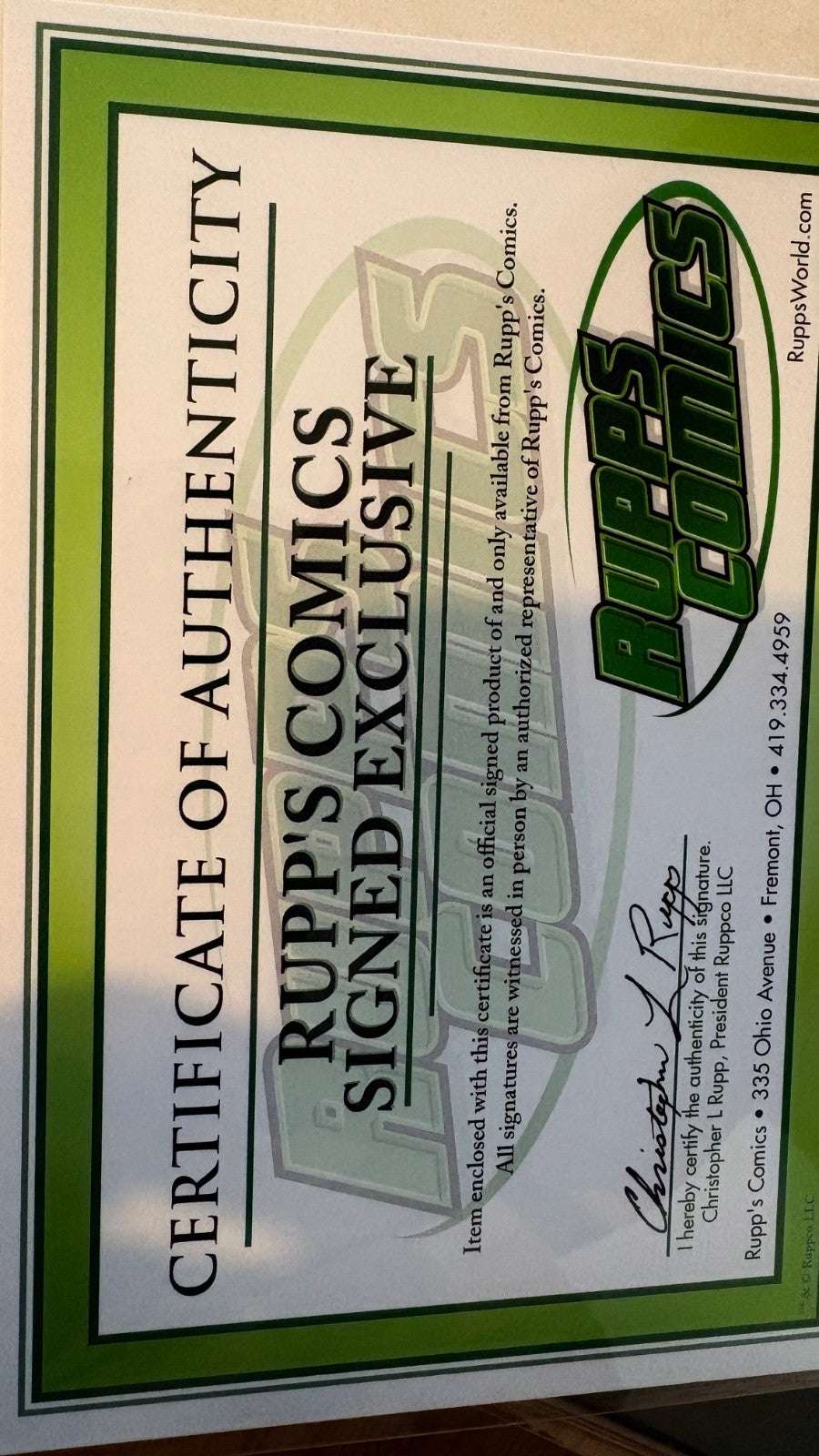 pider-Woman #6 Campbell Variant Signed J. Scott Campbell COA Rupp’s Comics 34 UK Comic Exclusives & Rare Variants – Foils & Incentives | Redsters Comics Redsters Comics Redsters Comics