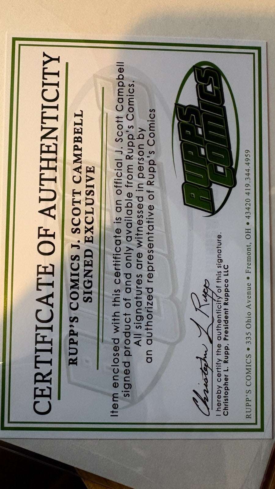 Danger Girl Viva Las Danger #1 Signed J. Scott Campbell COA 34 UK Comic Exclusives & Rare Variants – Foils & Incentives | Redsters Comics Redsters Comics Redsters Comics