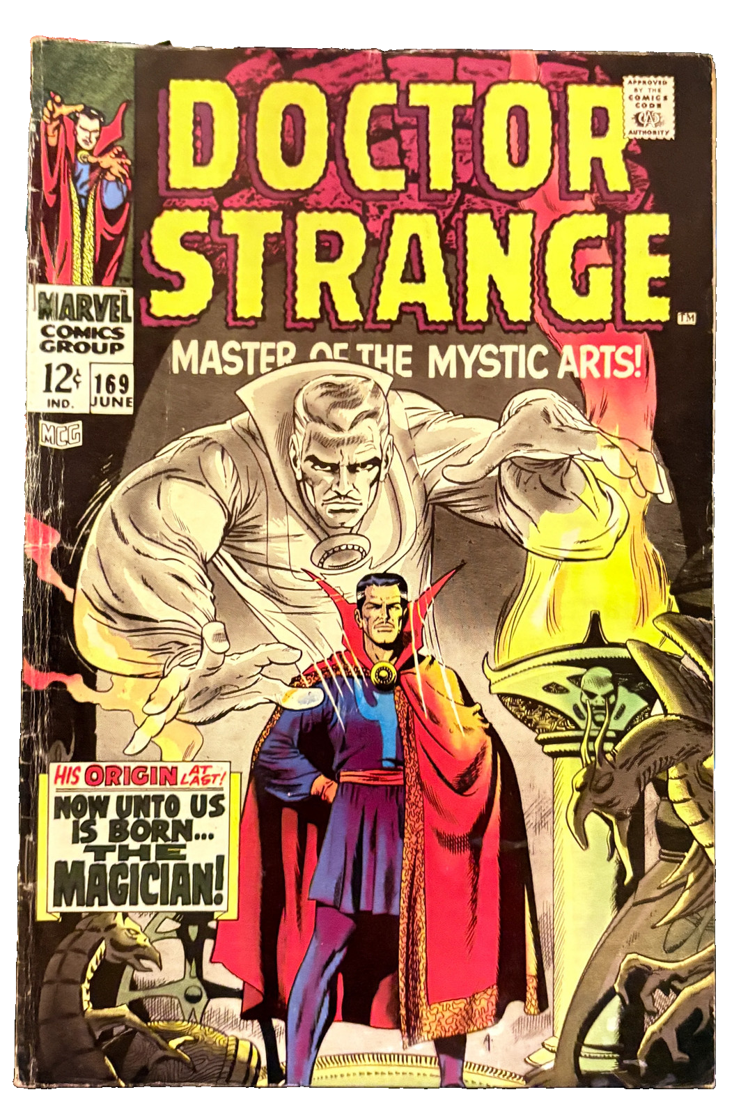 Doctor Strange #169 (1968) – 1st Solo Series Issue 164 Vintage Comics UK | Key Marvel & DC Issues from Silver & Bronze Age Redsters Comics Redsters Comics