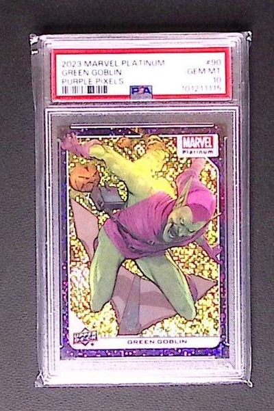 Green Goblin Purple Pixels #25/35 PSA 10 2023 Platinum