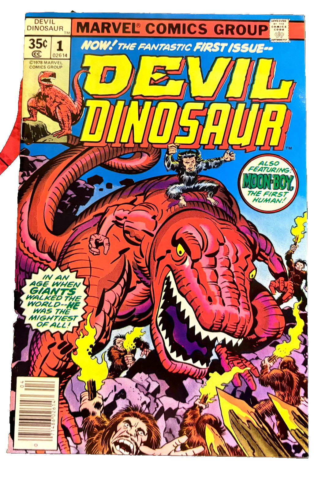 Devil Dinosaur #1 (1978) – 1st Devil Dinosaur & Moon Boy 39 Vintage Comics UK | Key Marvel & DC Issues from Silver & Bronze Age Redsters Comics Redsters Comics