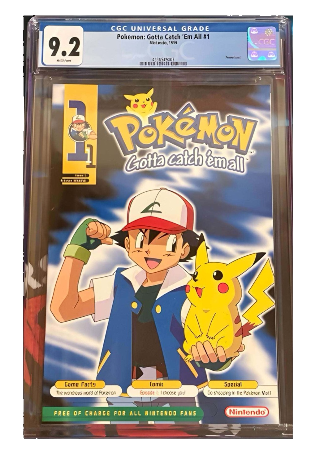 POKEMON GOTTA CATCH EM All #1 CGC 9.2 290 CGC Graded Comics for Sale in the UK Redsters Comics Redsters Comics