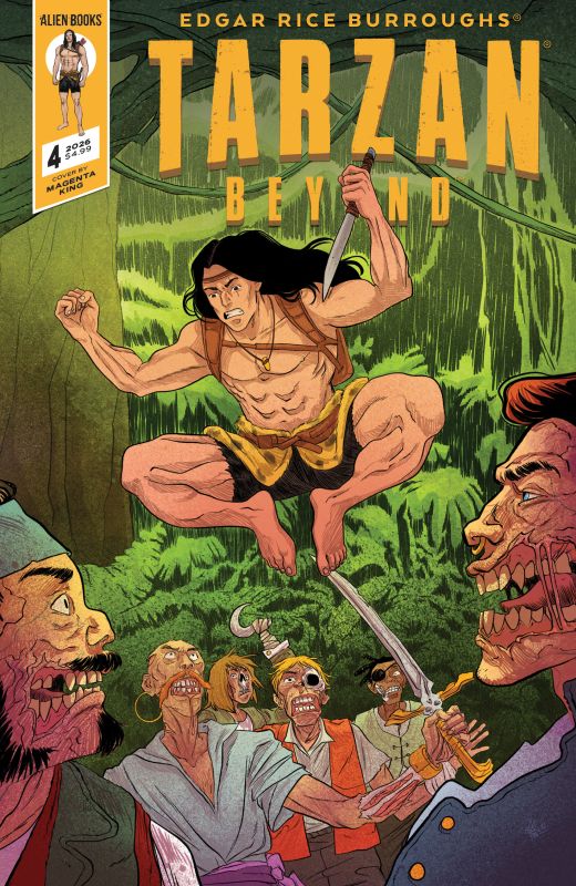 TARZAN BEYOND #4 CVR B MAGENTA KING VAR