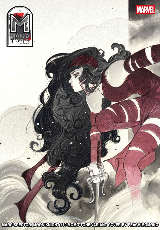 MARC SPECTOR: MOON KNIGHT #10 CVR B PEACH MOMOKO MOMO-TONE VAR