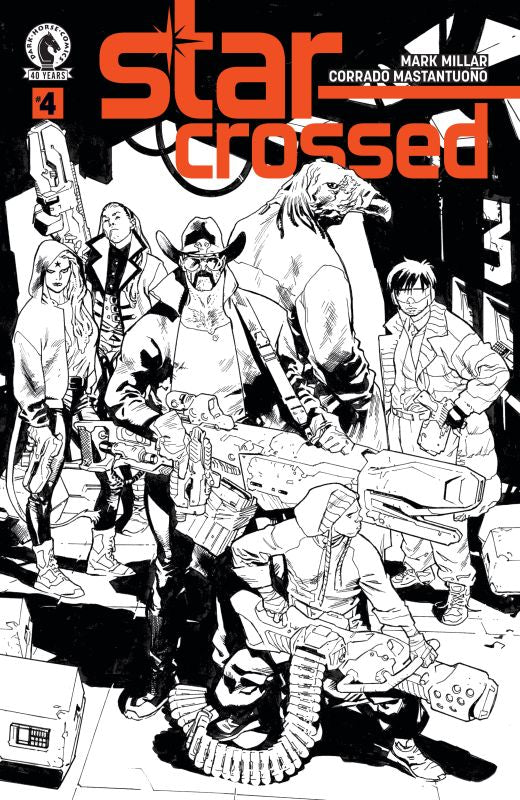 STAR-CROSSED #4 CVR B B&W STUART IMMONEN VAR
