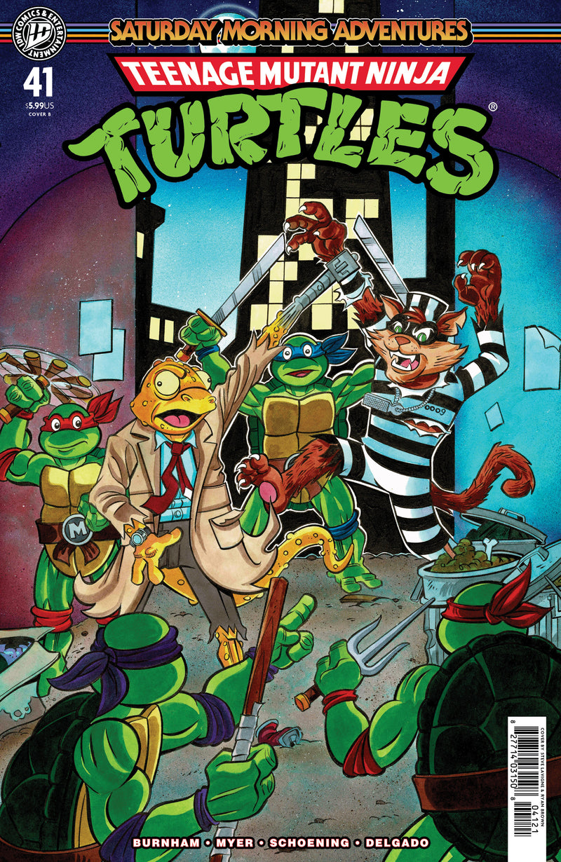 Teenage Mutant Ninja Turtles: Saturday Morning Adventures #41 Cover B Steve Lavigne Variant