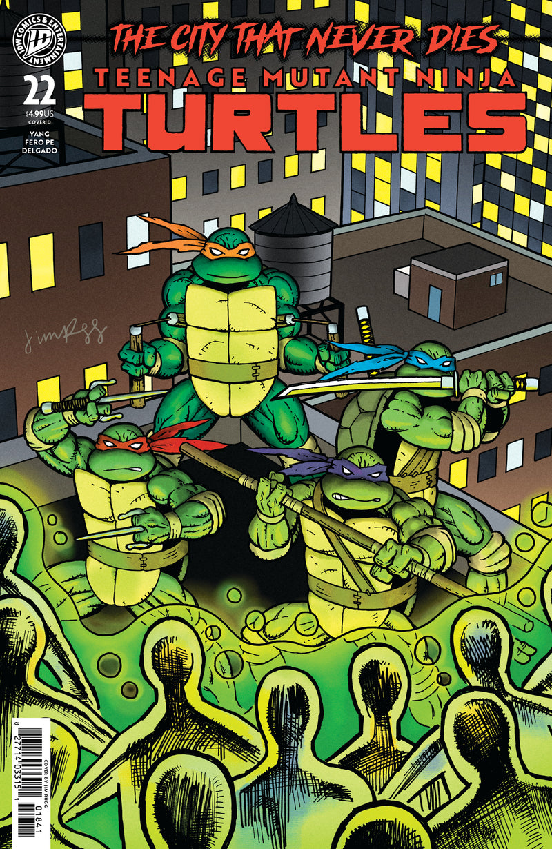 Teenage Mutant Ninja Turtles #22 Cover D Jim Rugg Variant