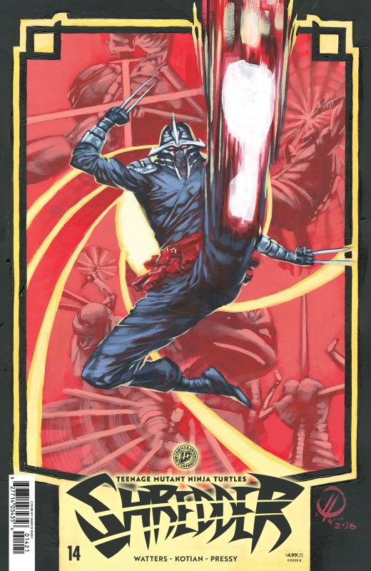 TEENAGE MUTANT NINJA TURTLES: SHREDDER #14 CVR B MARCO RUDY VAR