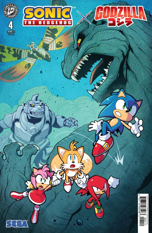 SONIC THE HEDGEHOG X GODZILLA #4 CVR A JACK LAWRENCE