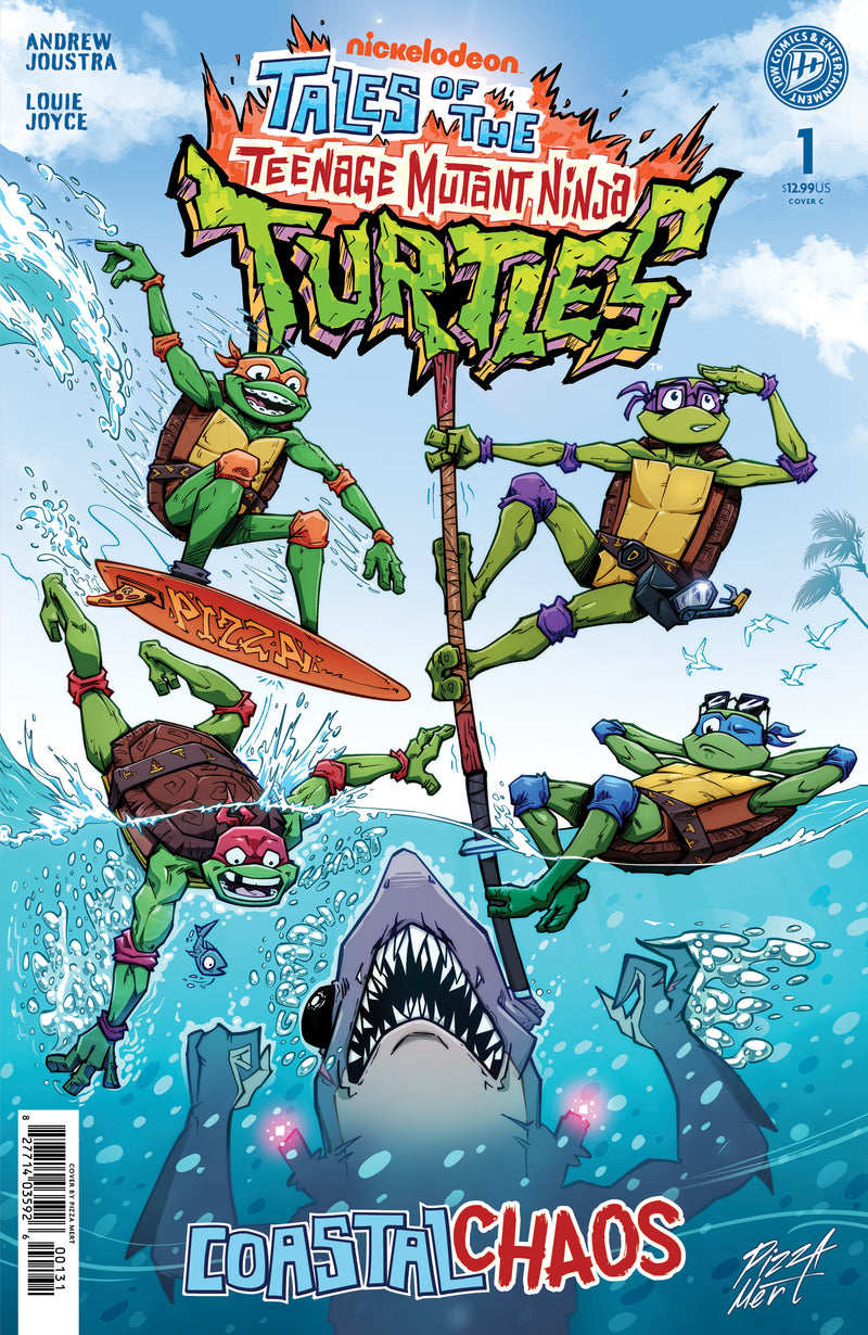 Tales of the Teenage Mutant Ninja Turtles: Coastal Chaos #1 Cover C Mert Pizza Foil Variant