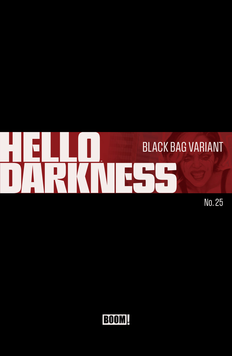 Hello Darkness #25 Cover D Black Bag Variant