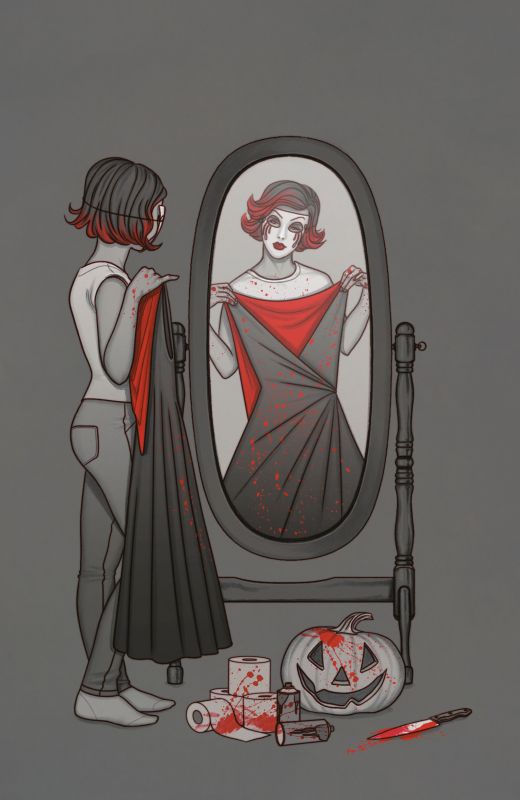 HELLO HALLOWEEN #2 CVR D JENNY FRISON GLOW IN THE DARK VAR