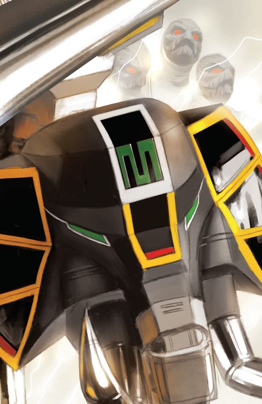 MIGHTY MORPHIN POWER RANGERS (2026) #6 CVR C MIGUEL MERCADO MEGAZORD CARD STOCK CONNECTING VAR
