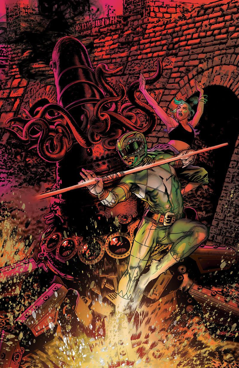 Power Rangers Green #2 Cover D Tony Harris Foil Variant