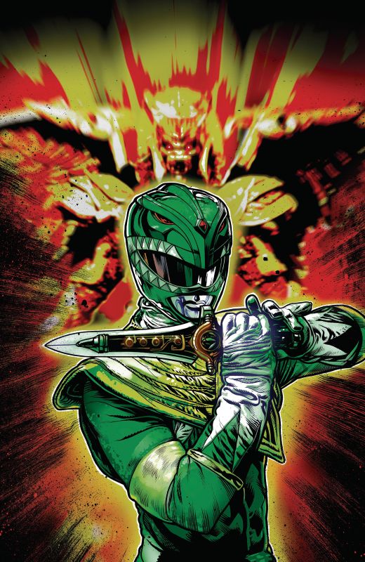 POWER RANGERS GREEN #5 CVR D TONY HARRIS FOIL VAR