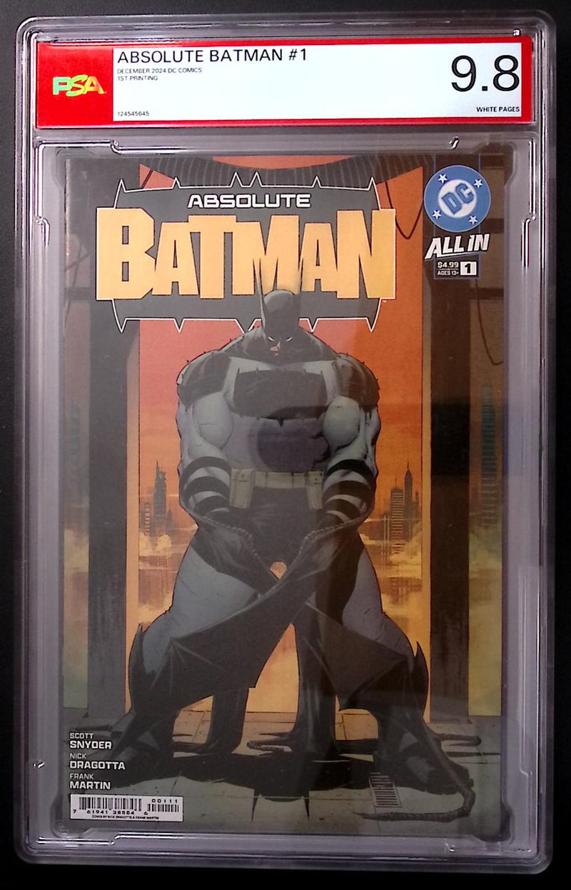 Absolute Batman #1 PSA 9.8 First Print Nick Dragotta Cover A 2024