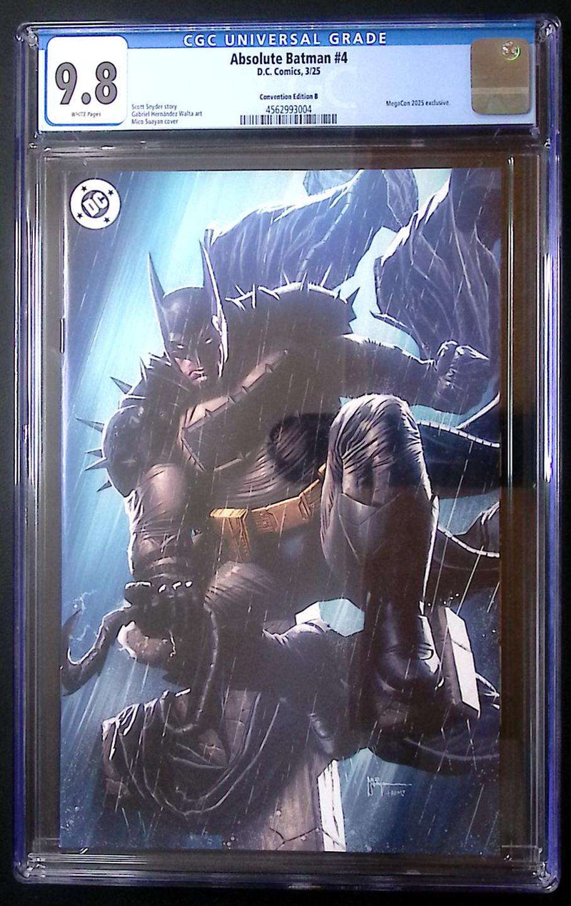 Absolute Batman #4 Mico Suayan MegaCon Exclusive CGC 9.8