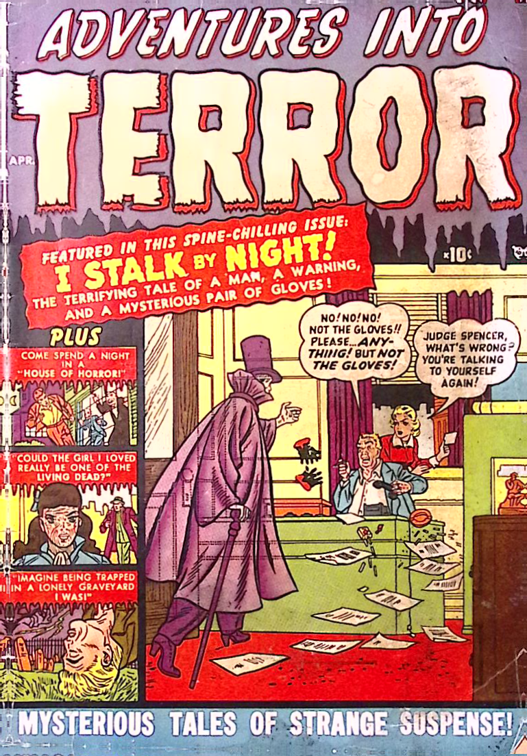 Adventures Into Terror #3 (1951) – Atlas Pre-Code Horror – GD/VG 3.0