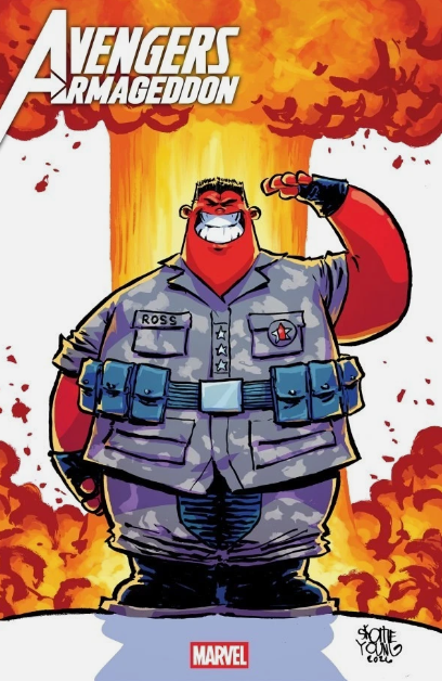 Avengers: Armageddon #1 Skottie Young Variant With MTG Promo Card