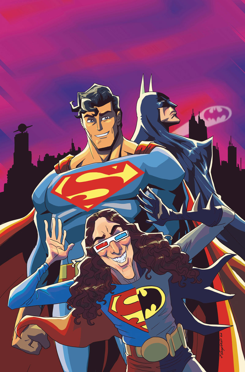 Batman Superman Weird Al Worlds Weirdest #1 (One-Shot) Cover D Jerry Gaylord Card Stock Variant