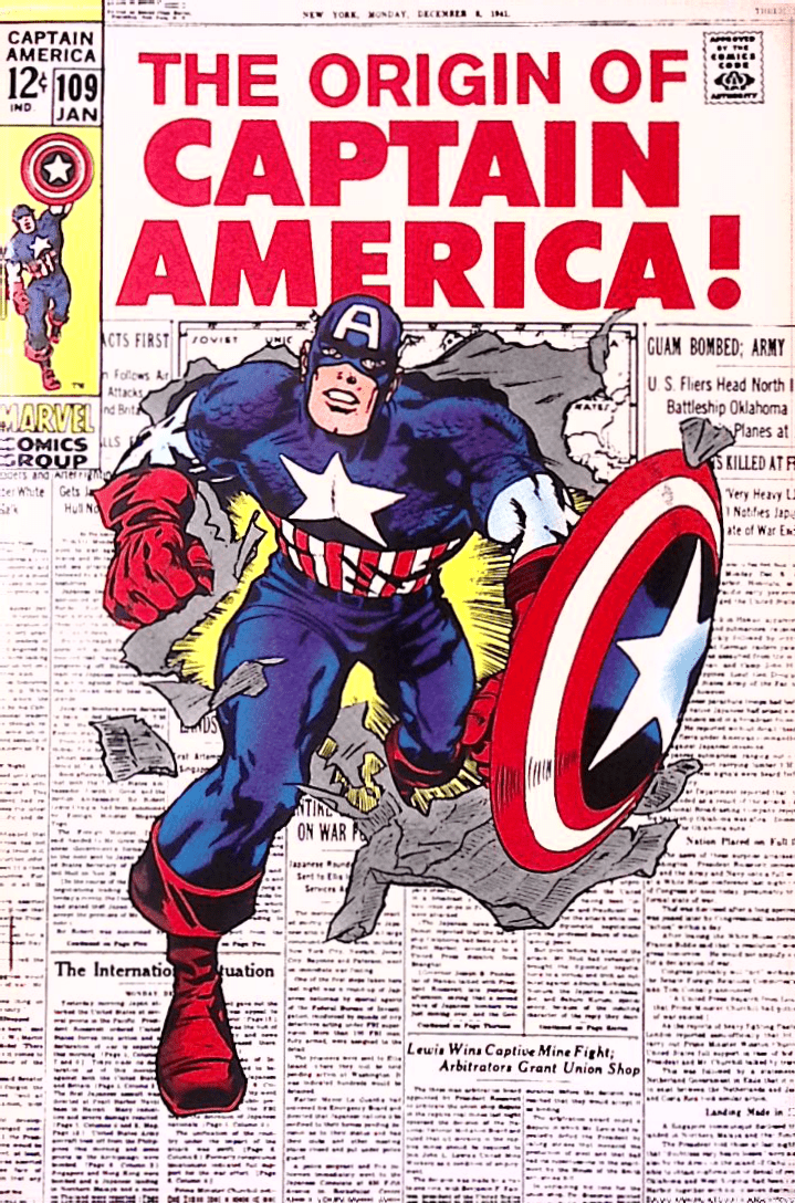 Captain America #109 (1969) – Origin Retold – VF+