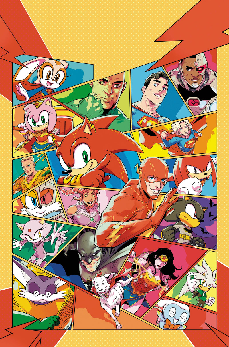 DC X Sonic the Hedgehog Metal Legion #5 (of 5) Cover A Pablo M Collar