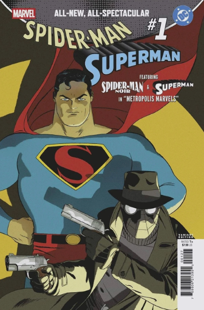 DC/Marvel: Spider-Man/Superman #1 Marcos Martín Spider-Man Noir & Golden Age Superman Variant
