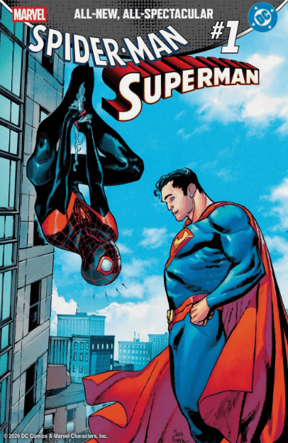 DC/Marvel: Spider-Man/Superman #1 Sara Pichelli Miles Morales & Superman Variant