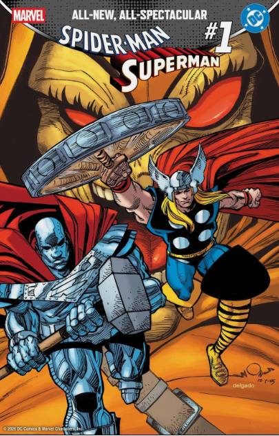 DC/Marvel: Spider-Man/Superman #1 Walt Simonson Thor & Steel Variant
