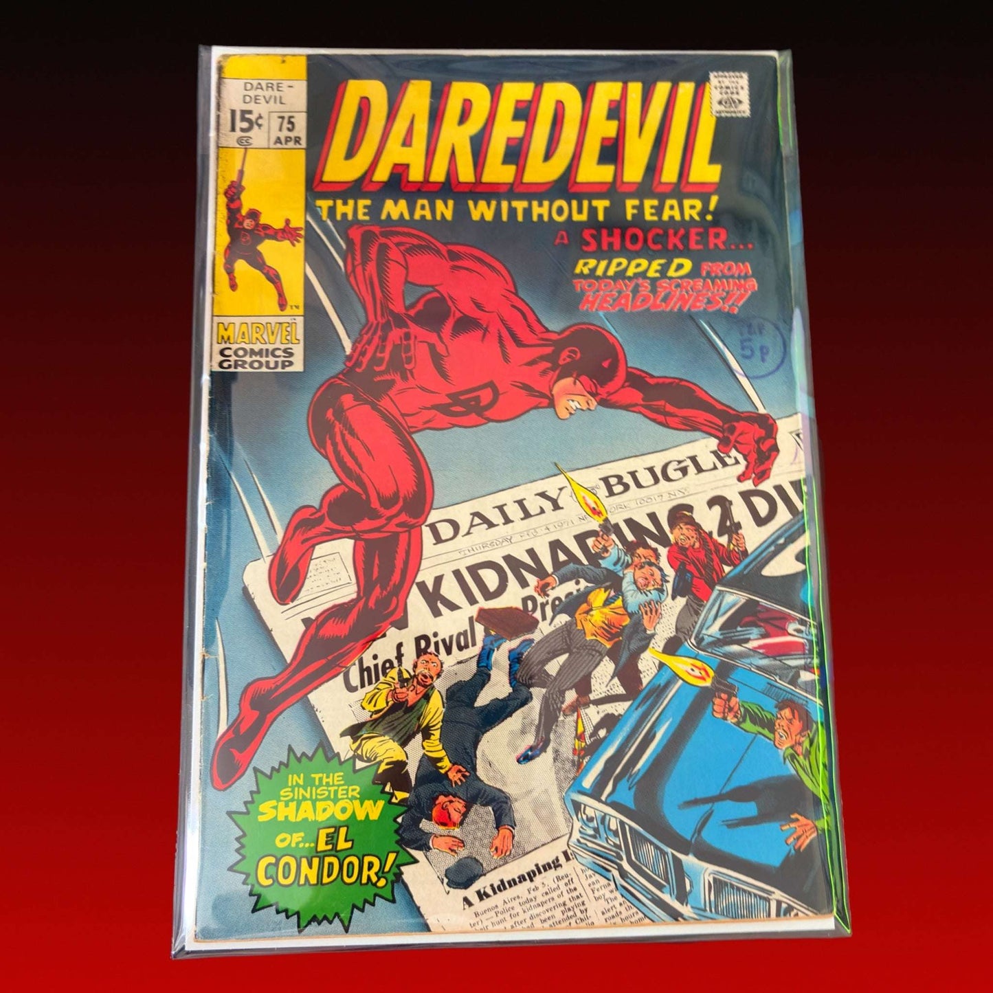 Daredevil #75 (1971) – 1st El Condor | VG/VG+ 4.0–4.5 15 Vintage Comics UK | Key Marvel & DC Issues from Silver & Bronze Age Redsters Comics Redsters Comics