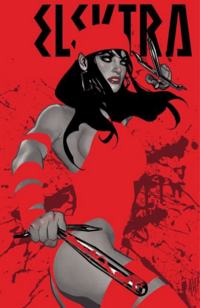 Elektra: Black, White & Blood #2 Adam Hughes Virgin Variant Limited 1000
