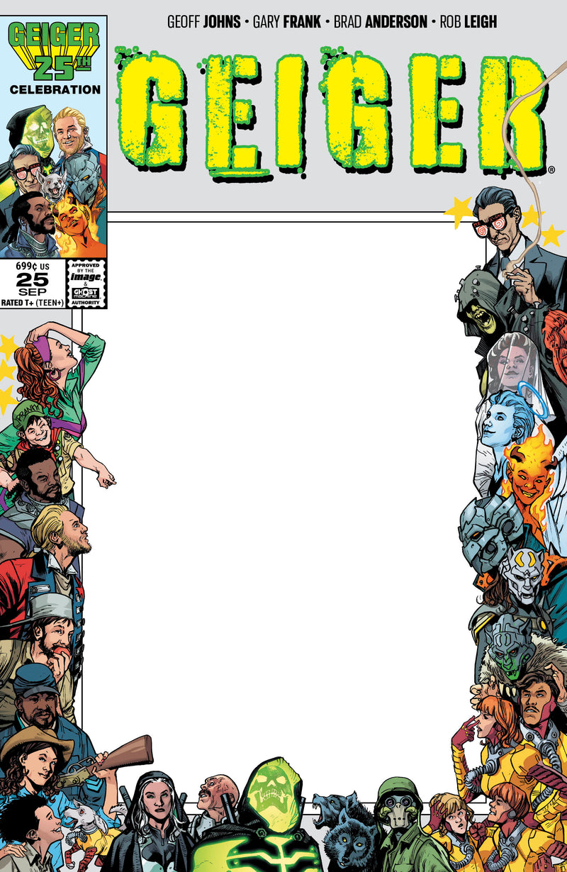 Geiger #25 Cover E Blank Sketch Variant
