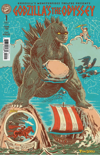 Godzilla’s The Odyssey #1 Cover A Tom Scioli