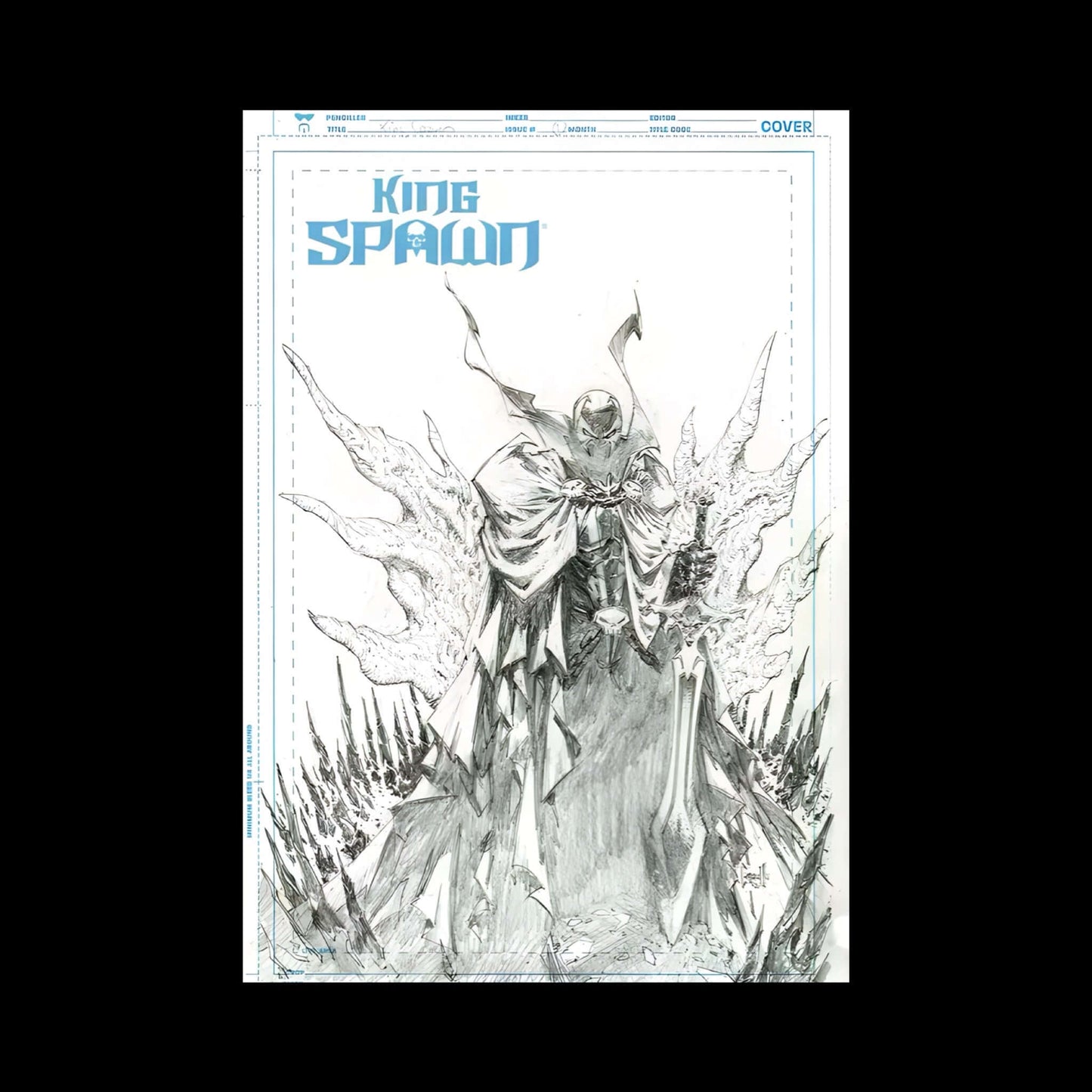 KING SPAWN 1 H 1:50 GREG CAPULLO RAW RI RATIO INCENTIVE