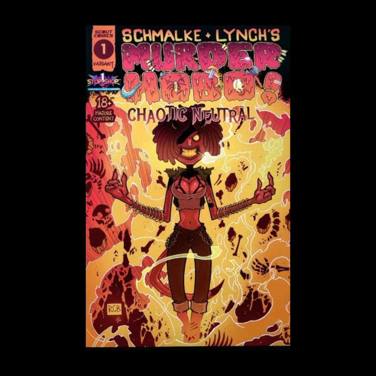 Murder Hobo Chaotic Neutral #1 1 Stop Shop Browne exclusive 19 Modern Comics, Marvel/D.C & Indie Hits Redsters Comics Redsters Comics