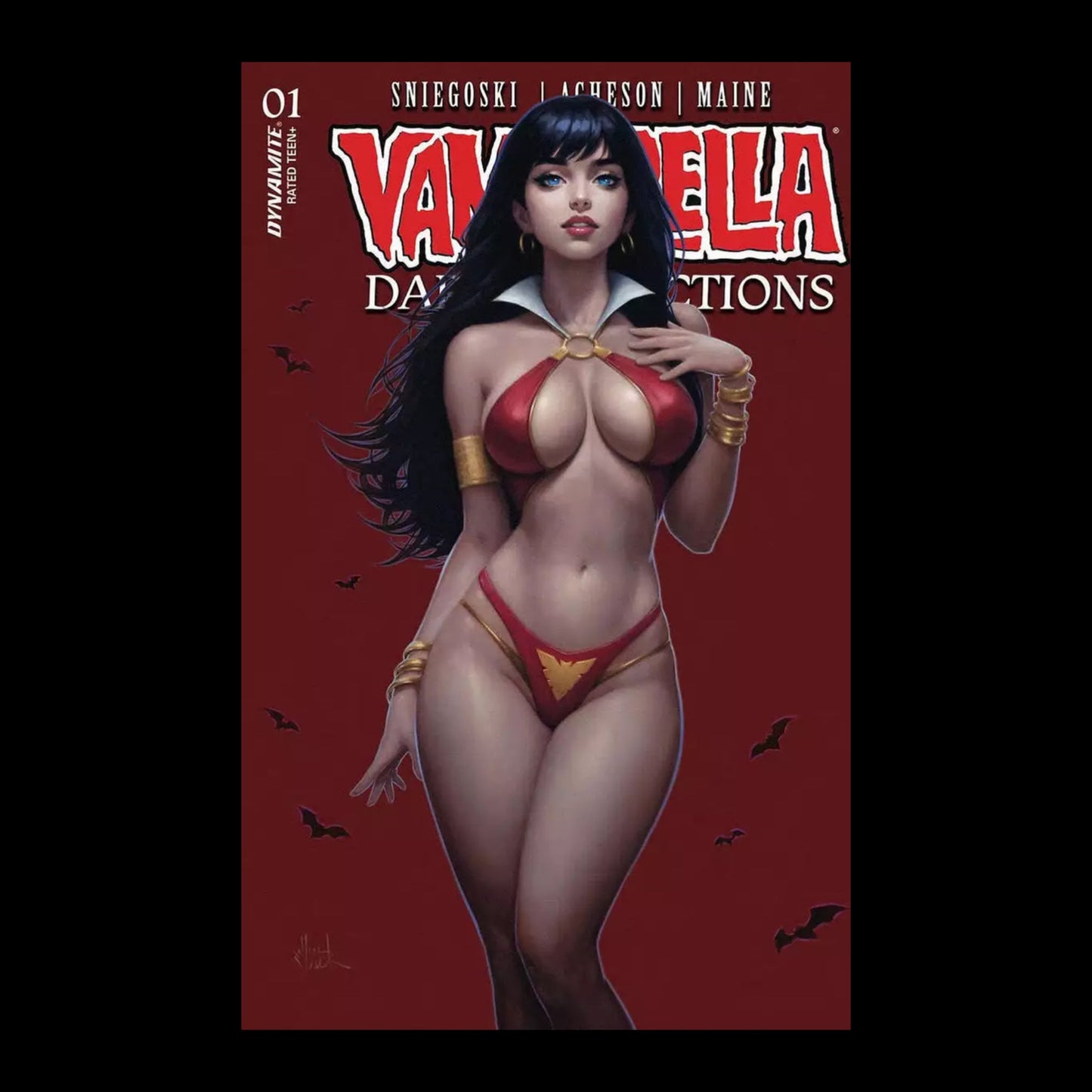 VAMPIRELLA: DARK REFLECTIONS #1 Will Jack Trade Variant LTD To ONLY 1000 cover | Redsters Comics UK