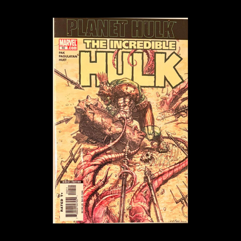 THE INCREDIBLE HULK #92 2006 1st Planet Hulk Greg Pak Marvel Comics