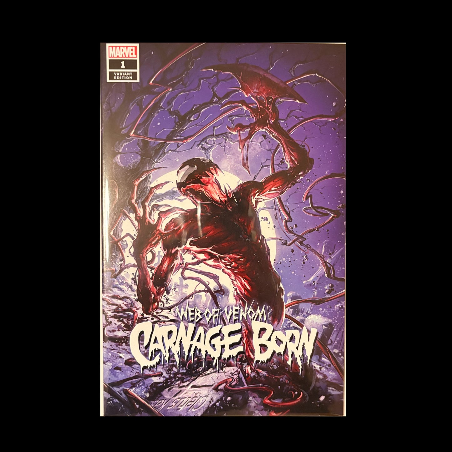 Web of Venom Carnage Born #1 Comic 2019 NM- Clayton Crain Variant Scorpion cover | Redsters Comics UK