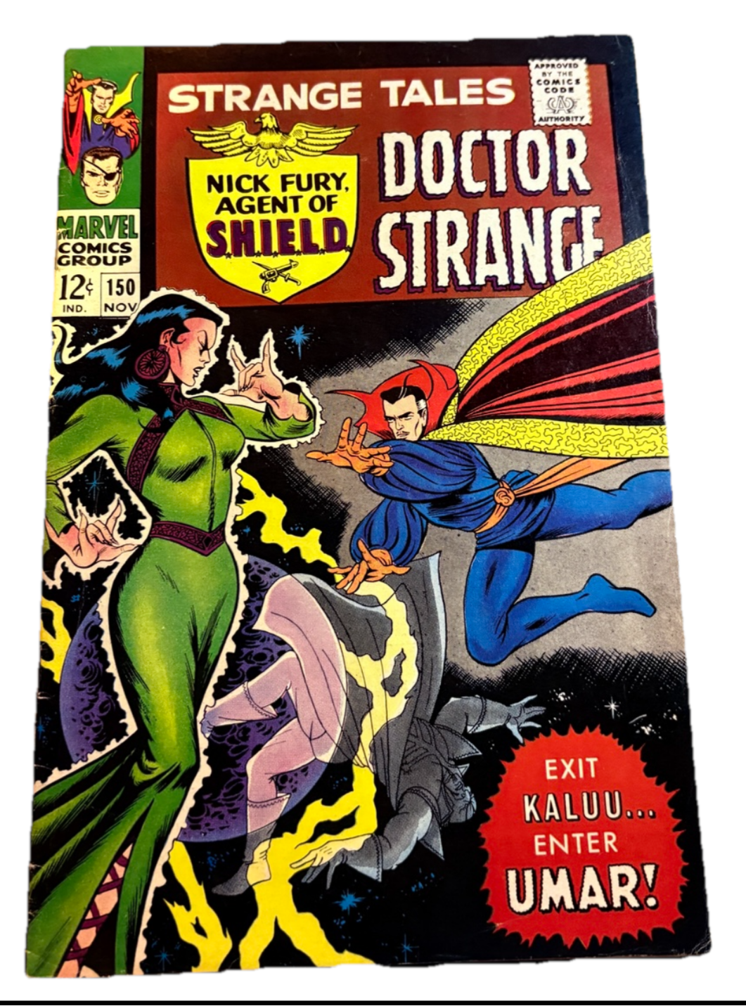 Strange Tales #150 – “Exit Kaluu... Enter Umar!” (1966) 57 Vintage Comics UK | Key Marvel & DC Issues from Silver & Bronze Age Redsters Comics Redsters Comics