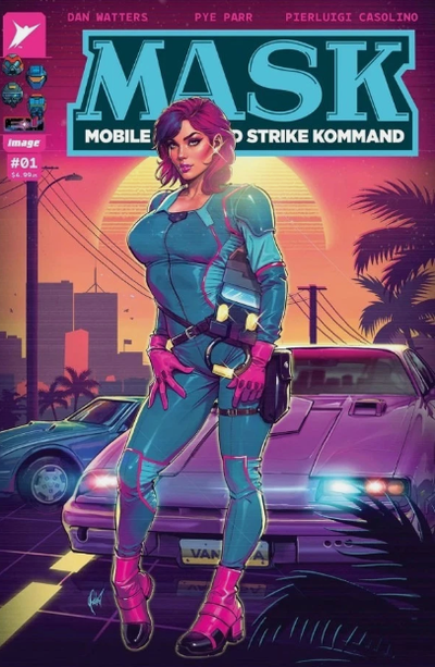 M.A.S.K. #1 Cover C Cedric Poulat Variant comic book cover