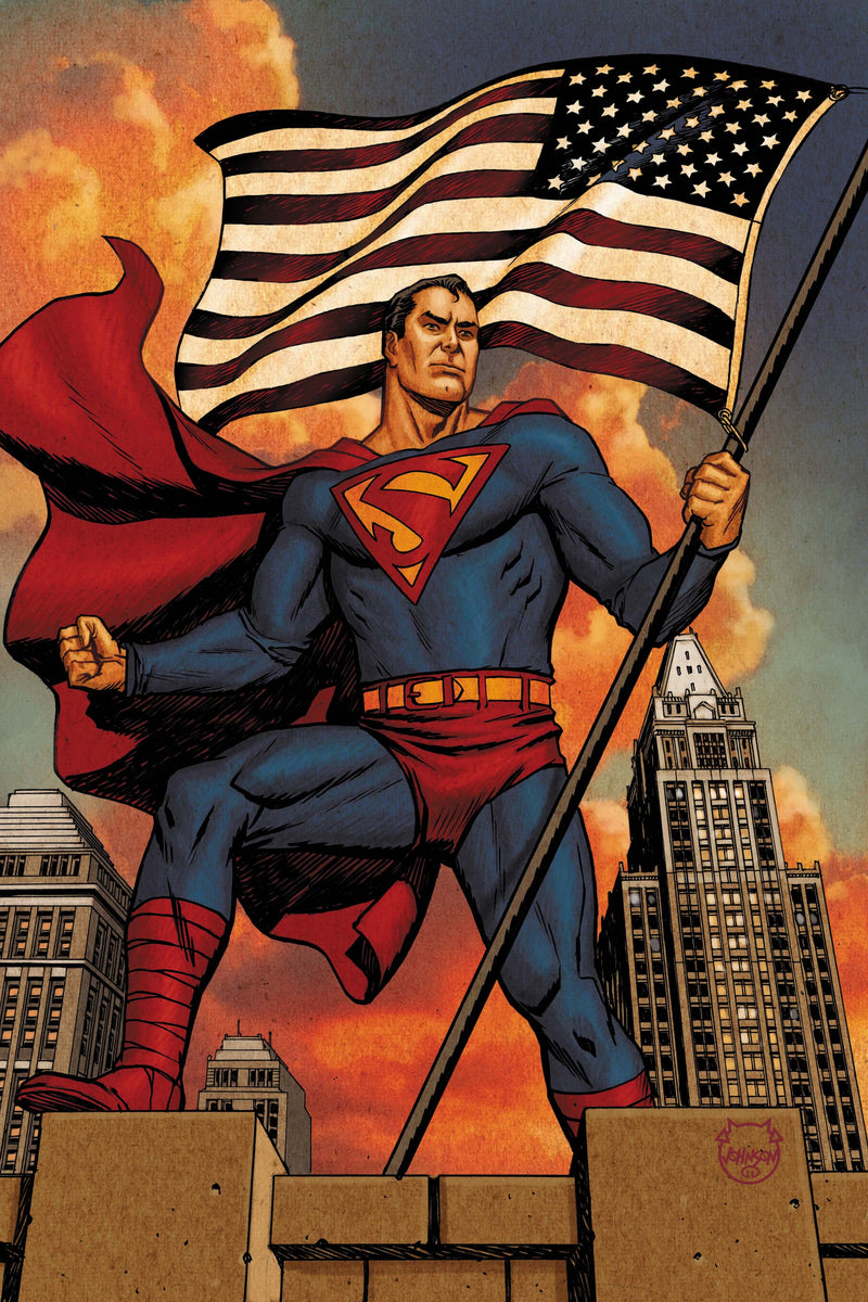 Superman the Stranger #1 (of 6) Cover B Dave Johnson Card Stock Variant (Mr)
