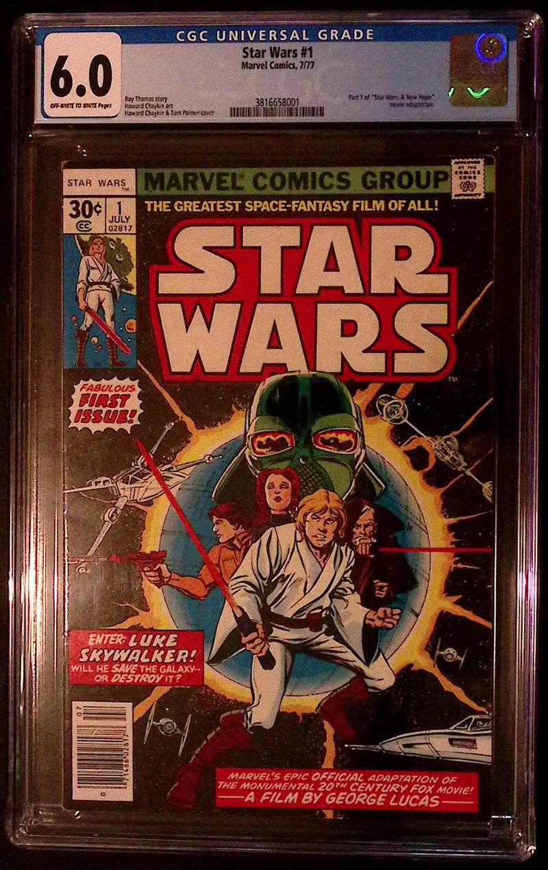 Star Wars #1 (1977) CGC 6.0 | Marvel Comics | Original Star Wars Movie Adaptation