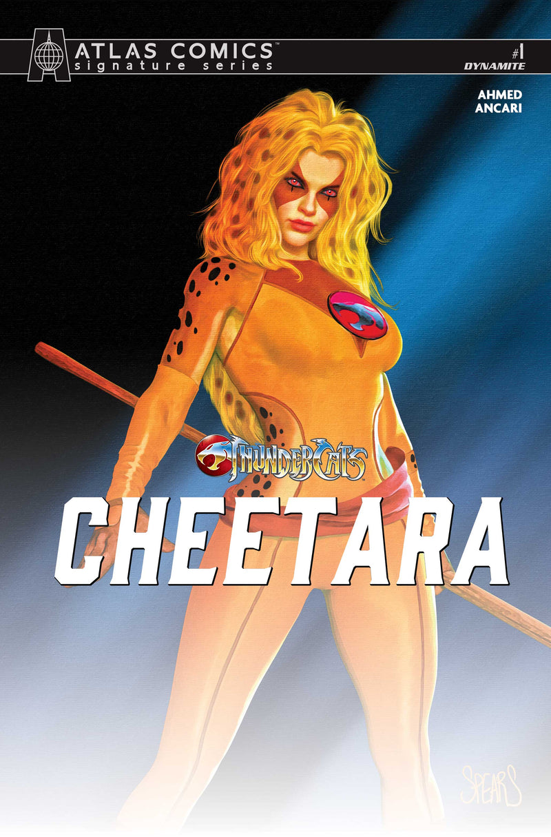 Thundercats Cheetara #1 Cover J Mark Spears Atlas Edition Signed by Saladin Ahmed Variant