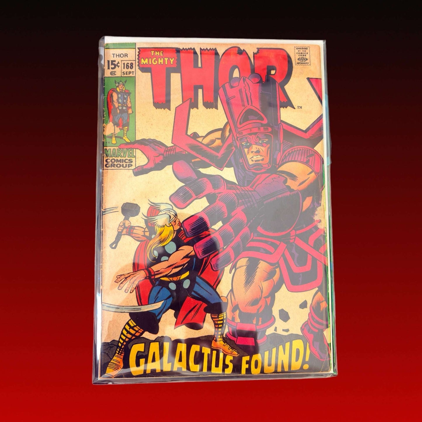 Thor #168 (1969) – Galactus Found! Origin of Galactus & First Thermal Man 45 Vintage Comics UK | Key Marvel & DC Issues from Silver & Bronze Age Redsters Comics Redsters Comics