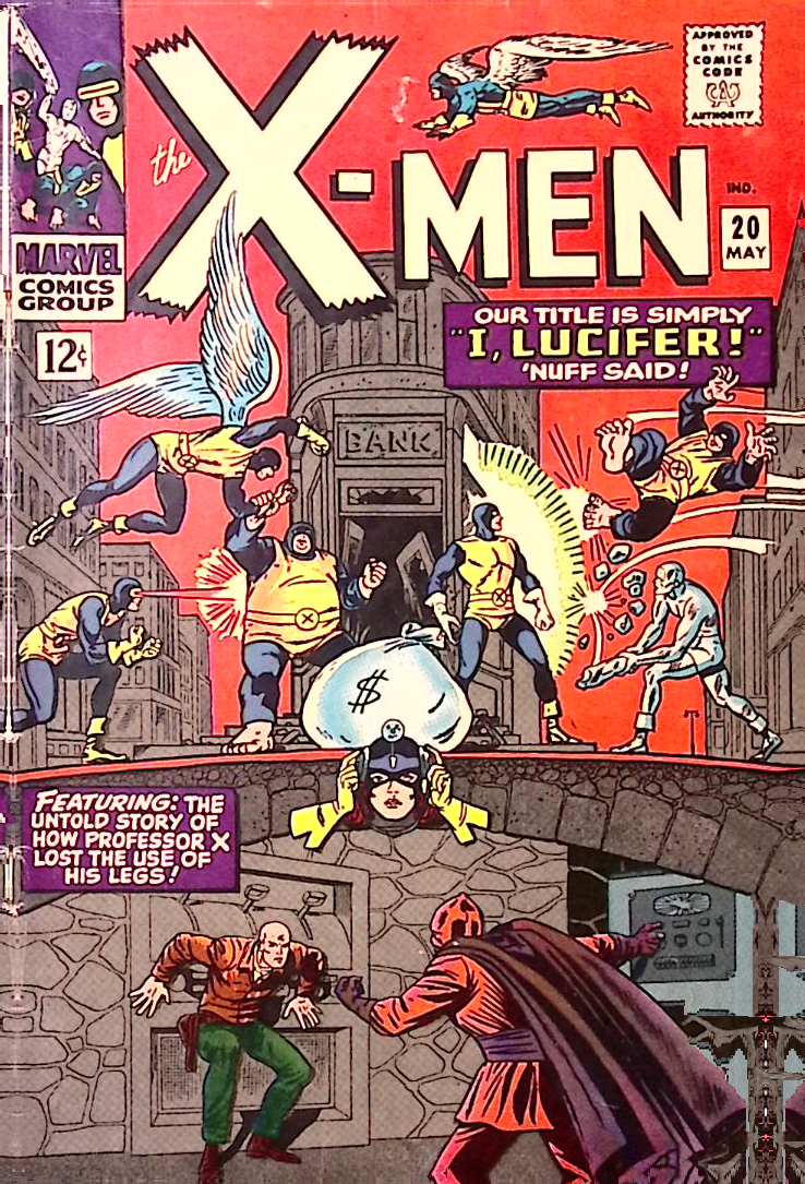 X-Men #20 (1966) – Professor X Origin / Lucifer Story – VG+