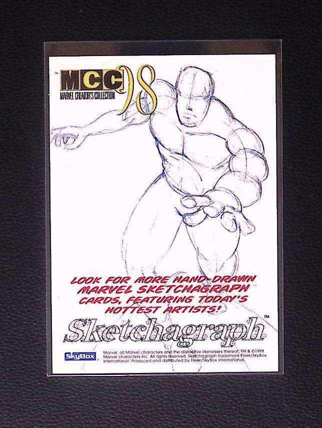 1998 Skybox Marvel Creators Collection Spider-Man Sketchagraph – John Czop Original Art #2 239 Trading card Graded Comic Cards UK | PSA 10 & CGC Marvel Cards For Sale Marvel Redsters Comics