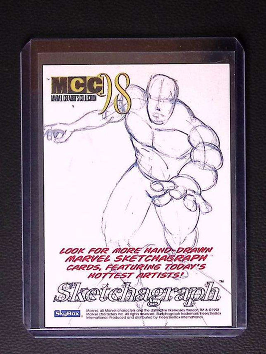 1998 Skybox Marvel Creators Collection Spider-Man Sketchagraph – John Czop Original Sketch Card 239 Sketch card Graded Comic Cards UK | PSA 10 & CGC Marvel Cards For Sale Marvel Redsters Comics