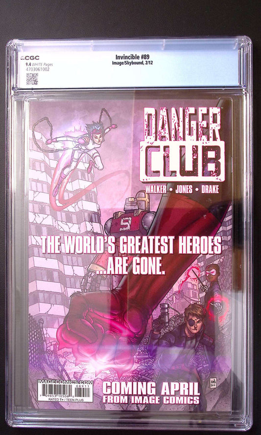 Invincible #89 CGC 9.4 – Bulletproof Wears Invincible Suit – Image Comics 75 CGC Graded Comic CGC Graded Comics UK | Buy Certified CGC Slabbed Comics Image Comics Redsters Comics