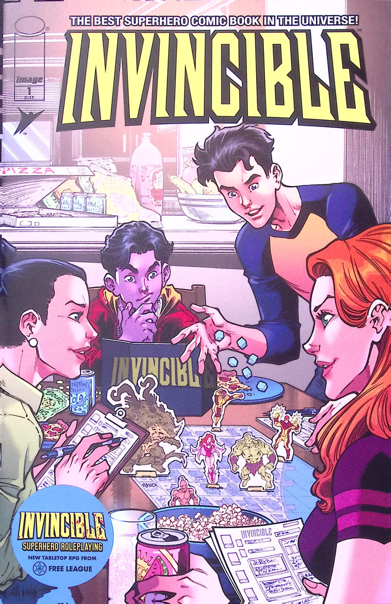 Invincible #1 – Kickstarter RPG Free League Variant – Image Comics