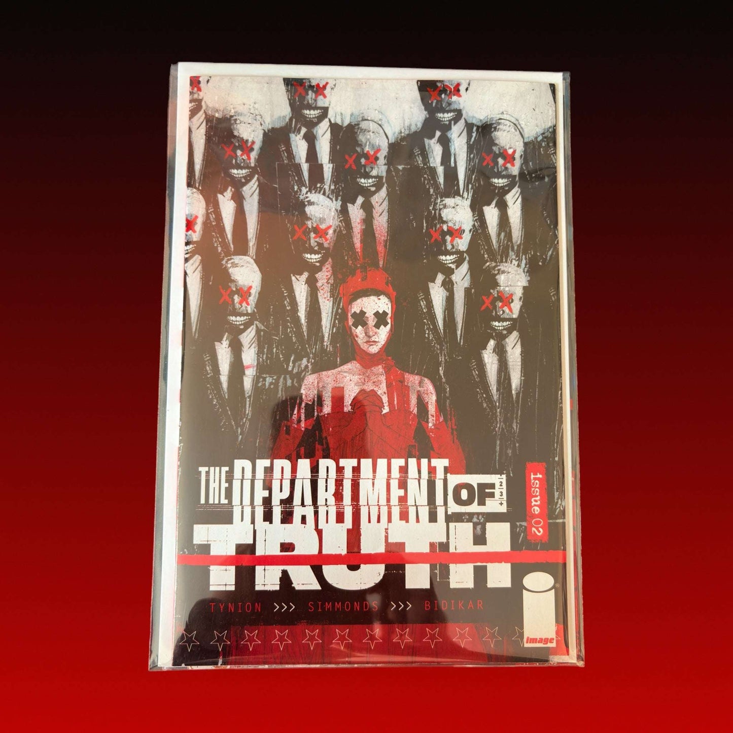 Department of Truth #2 – 1:50 Martin Simmonds Incentive Variant – 1st Star-Faced Man 50 Comic Book Modern Marvel Comics UK | Marvel, & DC Variants Image Comics Redsters Comics